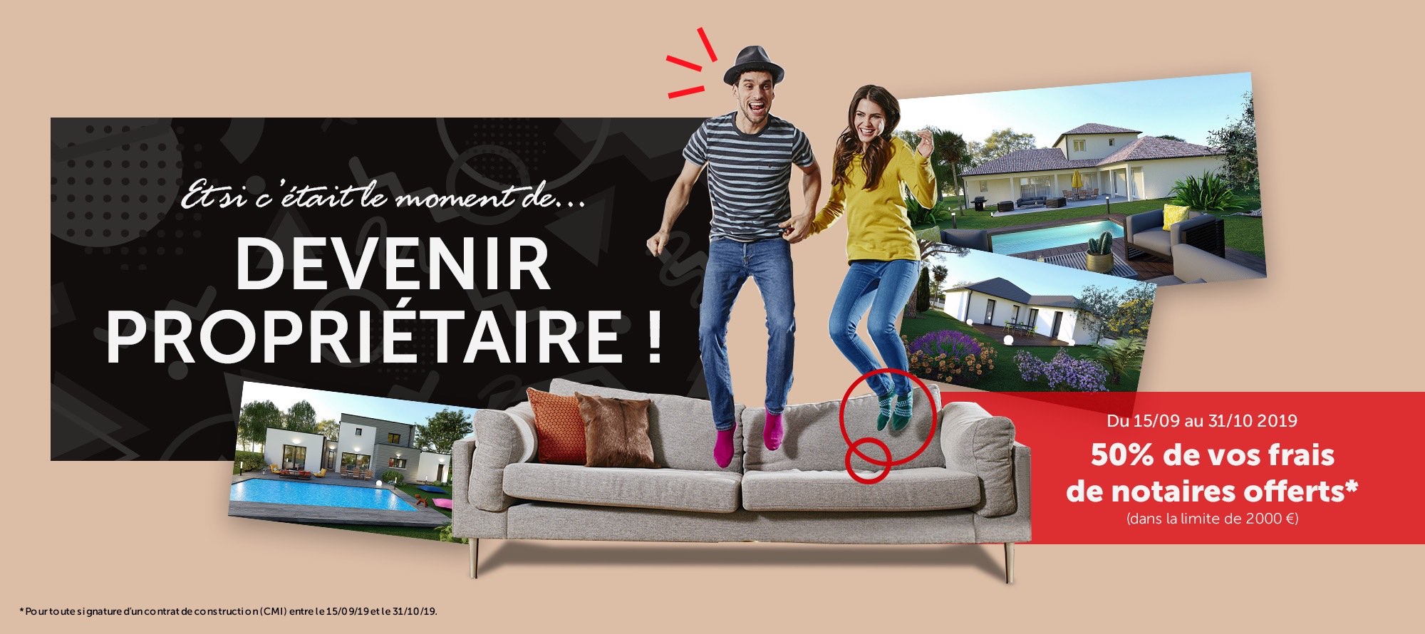 50% sur les frais de notaire 50% sur les frais de Notaire