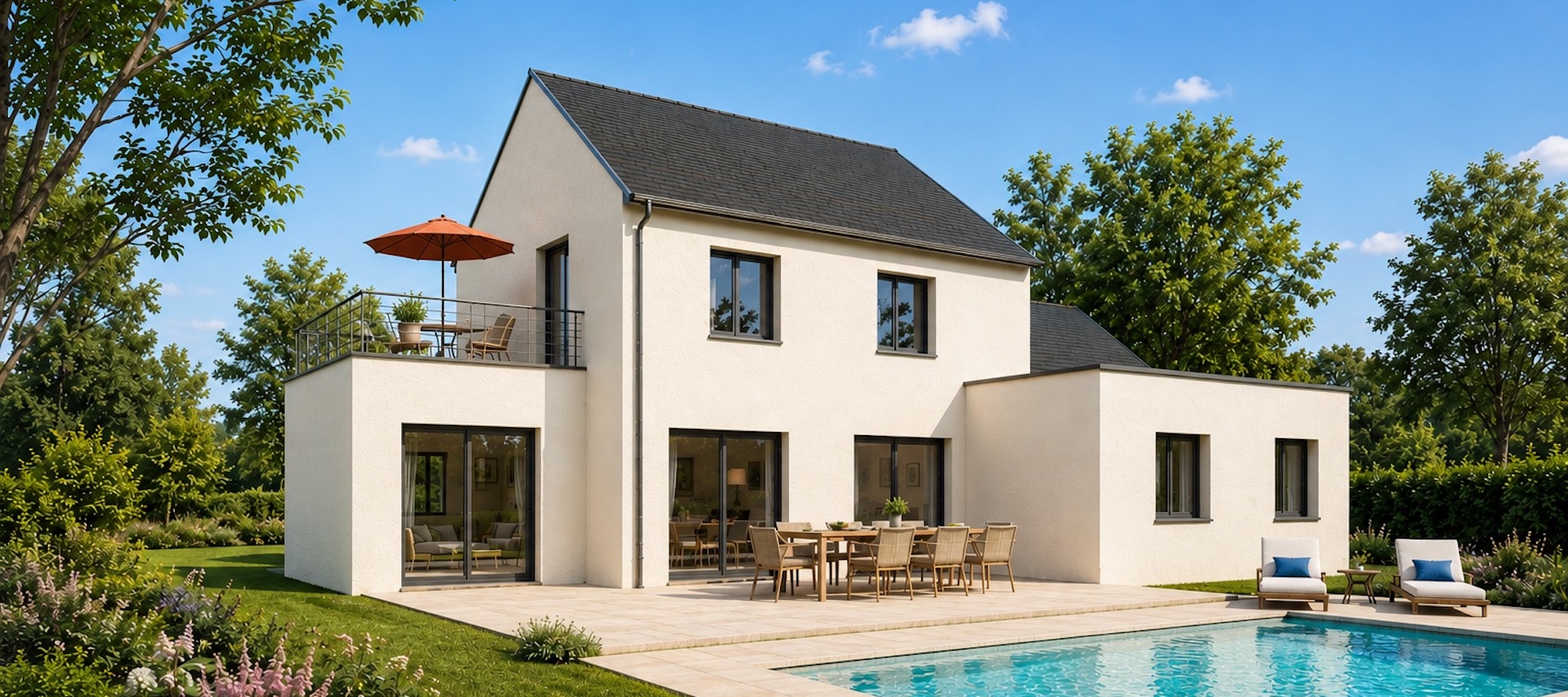 Maison contemporaine NEO Maison Laure