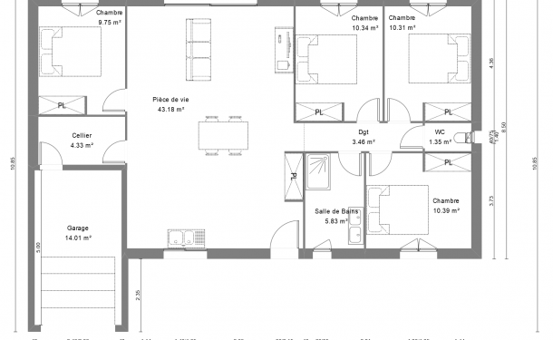 Plan intérieur