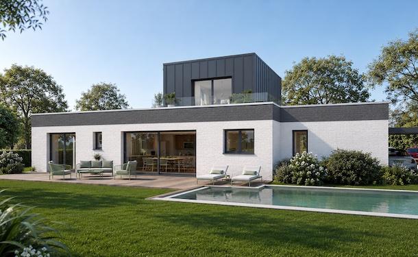 Maison toit plat Eole