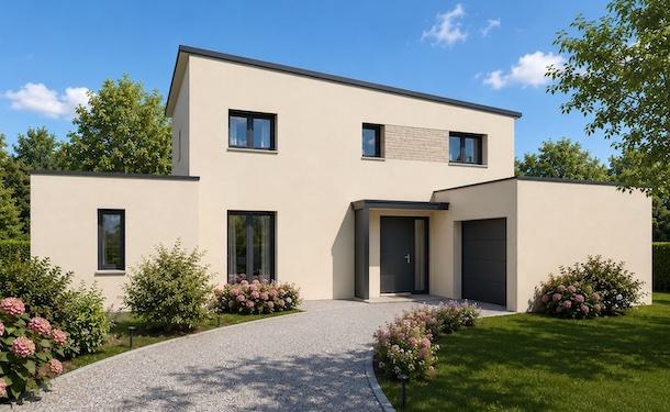 Maison Individuelle toiture terrasse
