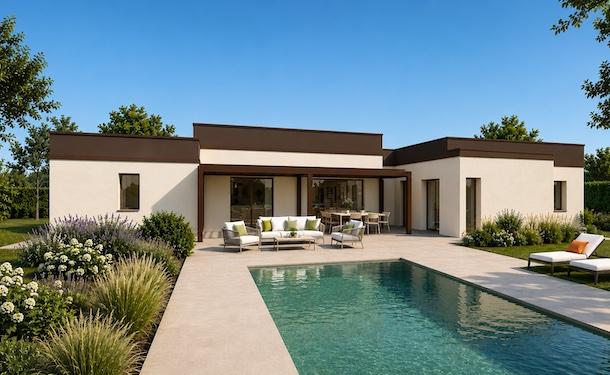 Maison toit plat Luxea 2