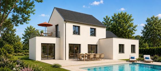 Maison contemporaine NEO Maison Laure