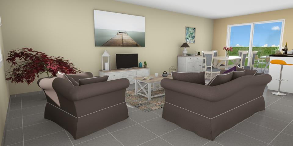 TERRAIN +MAISON